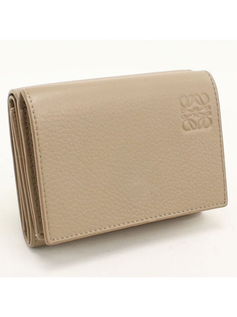 Loewe Trifold Wallet Anagram Calfskin